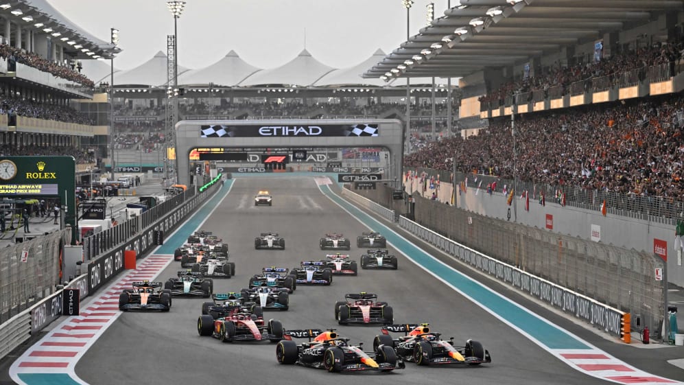 What time is the Formula 1 2023 Abu Dhabi Grand Prix and how can I